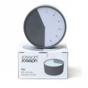 NIB JOSEPH JOSEPH Pie 60 - Minute Timer Gray